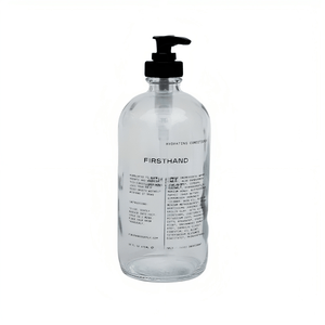 Clear Glass Hydrating Conditioner Bottle 32oz