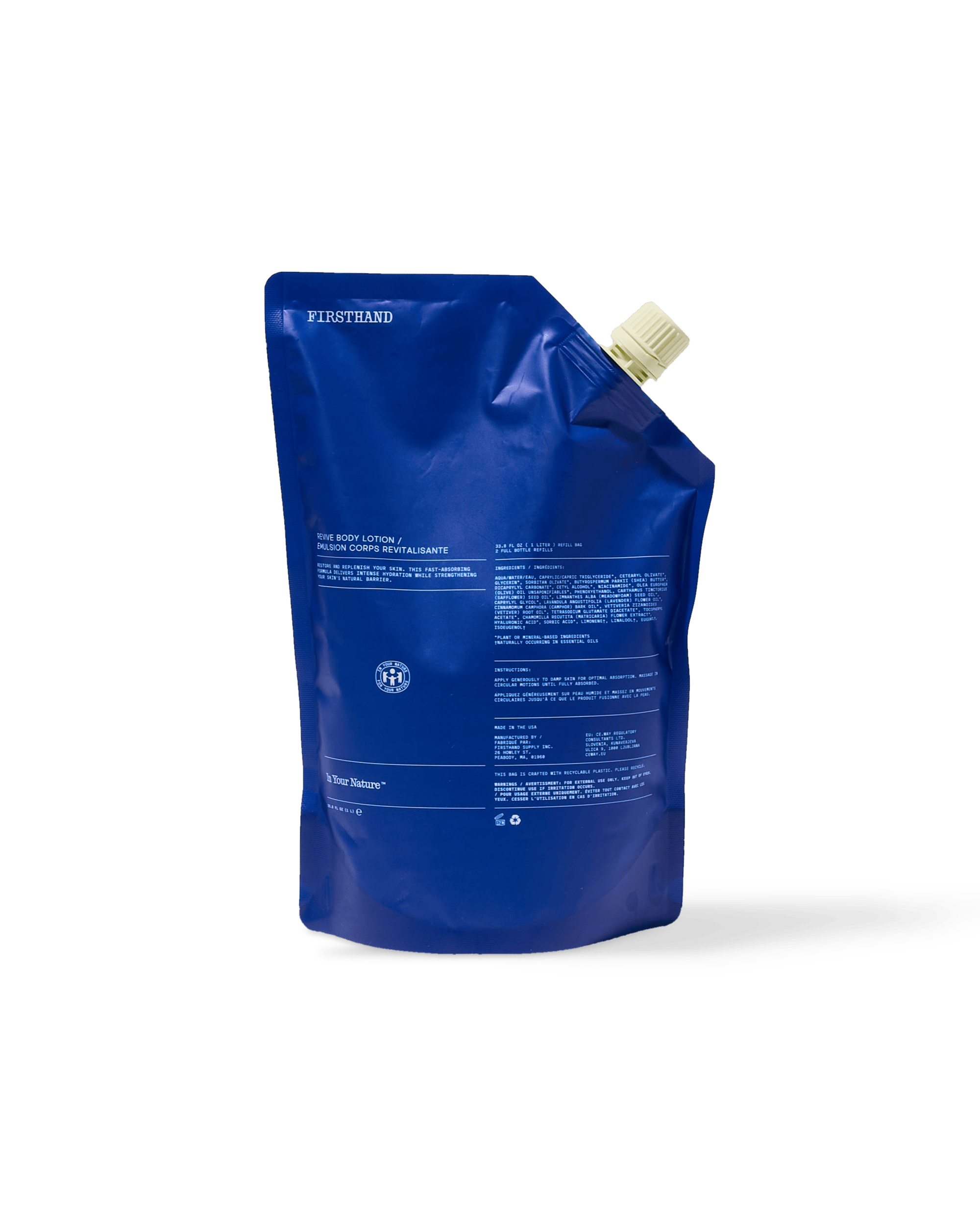 Revive Body Lotion 1L refill pouch