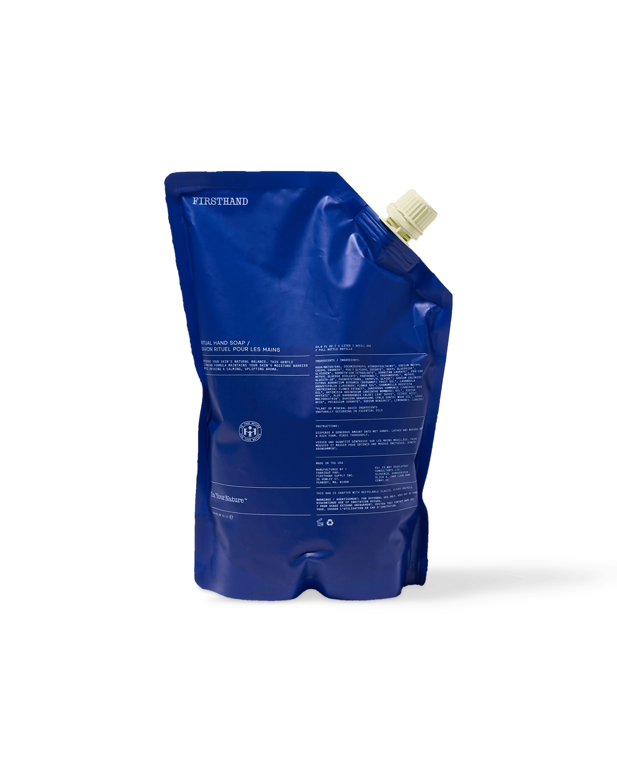 Ritual Hand Soap 1L refill pouch