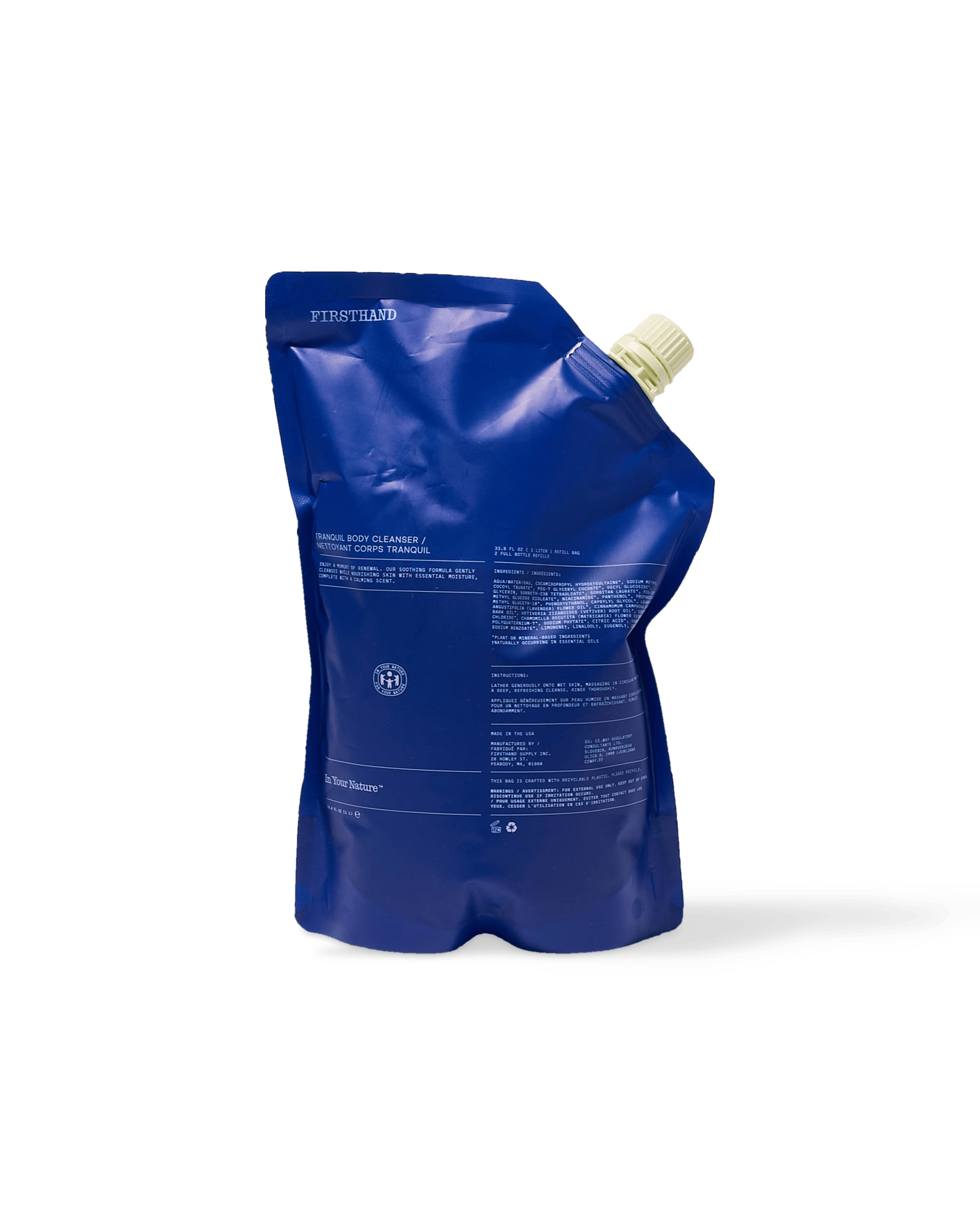 Tranquil Body Cleanser 1L refill pouch
